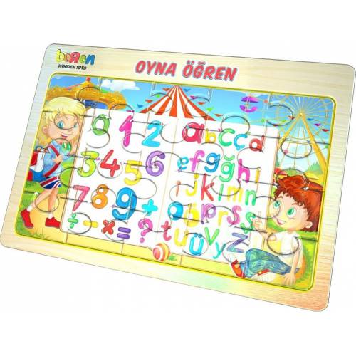 Mashotrend Sayılar Harfler - Oyna Öğren 20 Parça Yapboz - Öğretici Çocuk Yapbozu - Yazı Puzzle Mashotrend Sayılar Harfler - Oyna Öğren 20 Parça Yapboz - Öğretici Çocuk Yapbozu - Yazı Puzzle