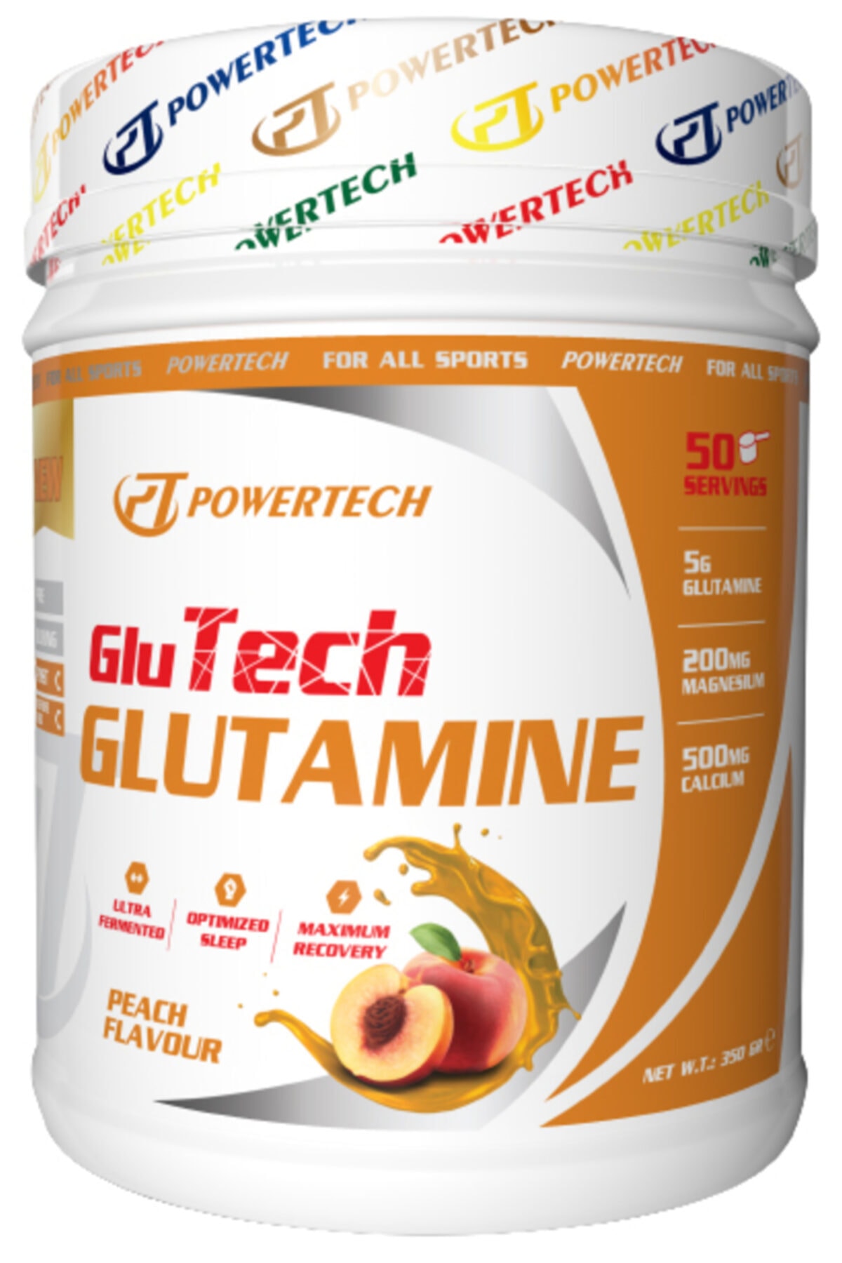 POWERTECH Glutatech Glutamine 350 Gr Şeftali Aromalı Glutamin POWERTECH Glutatech Glutamine 350 Gr Şeftali Aromalı Glutamin