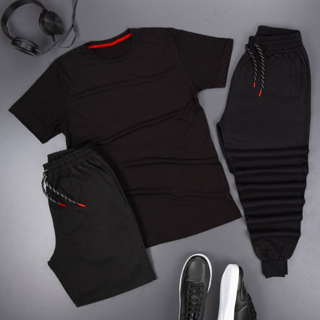 trendypassion 3'Lü Unisex Spor Eşofman Takımı Kombini