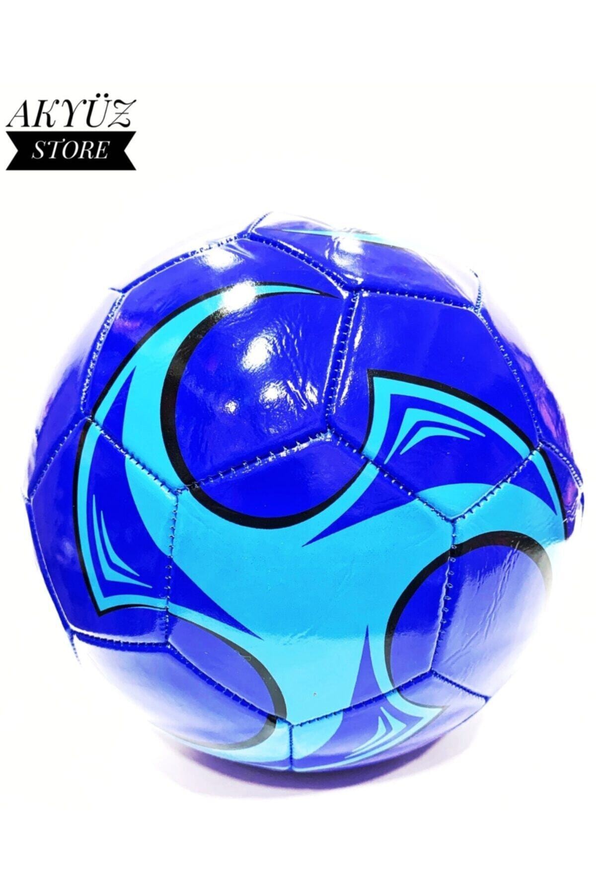 CAN Futbol Topu Dikişli No 5 - Mavi