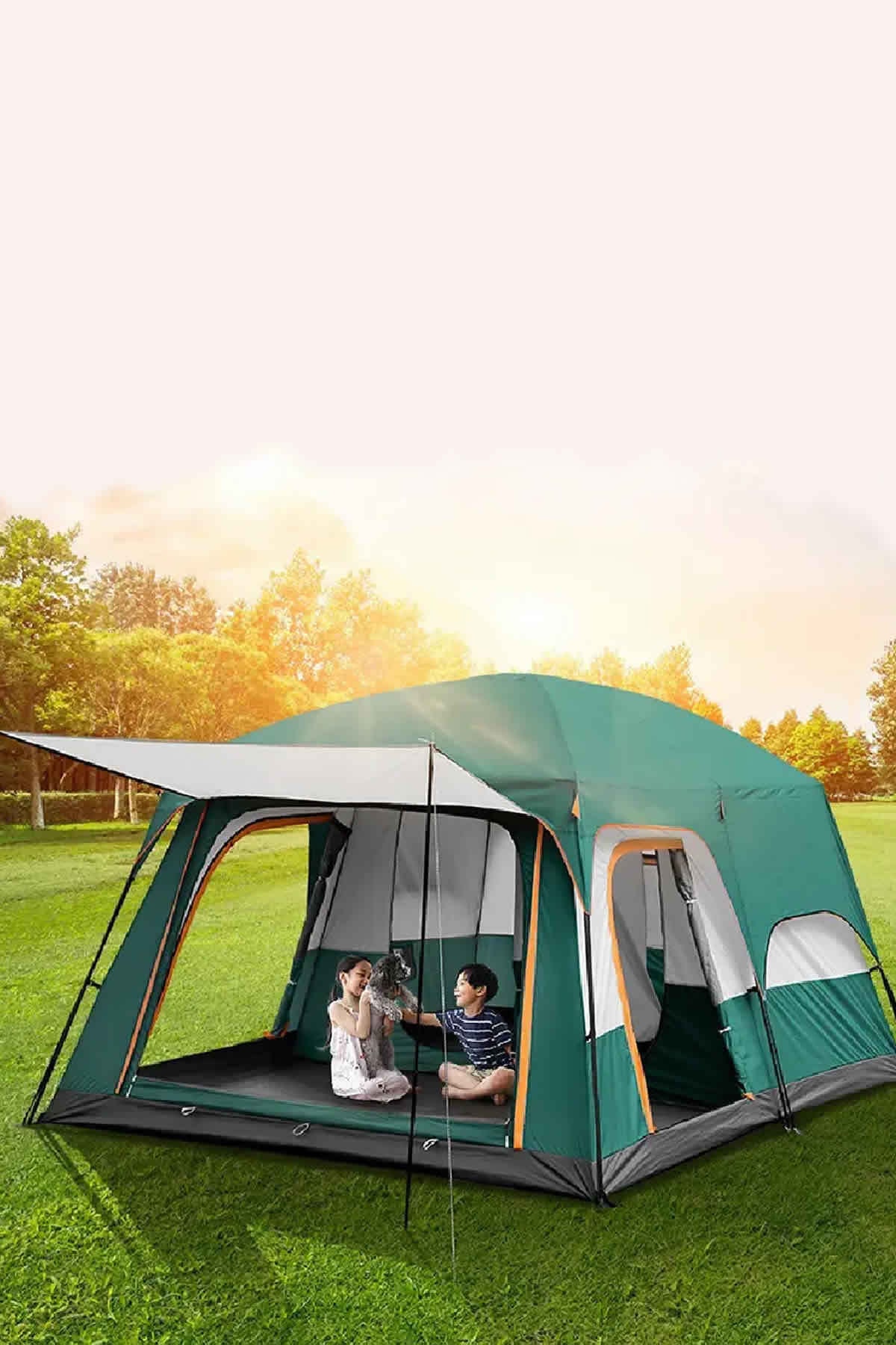 Efsane Kamp - Medium Kamp Çadırı 2 Oda 1 Salon - 10 Kişilik