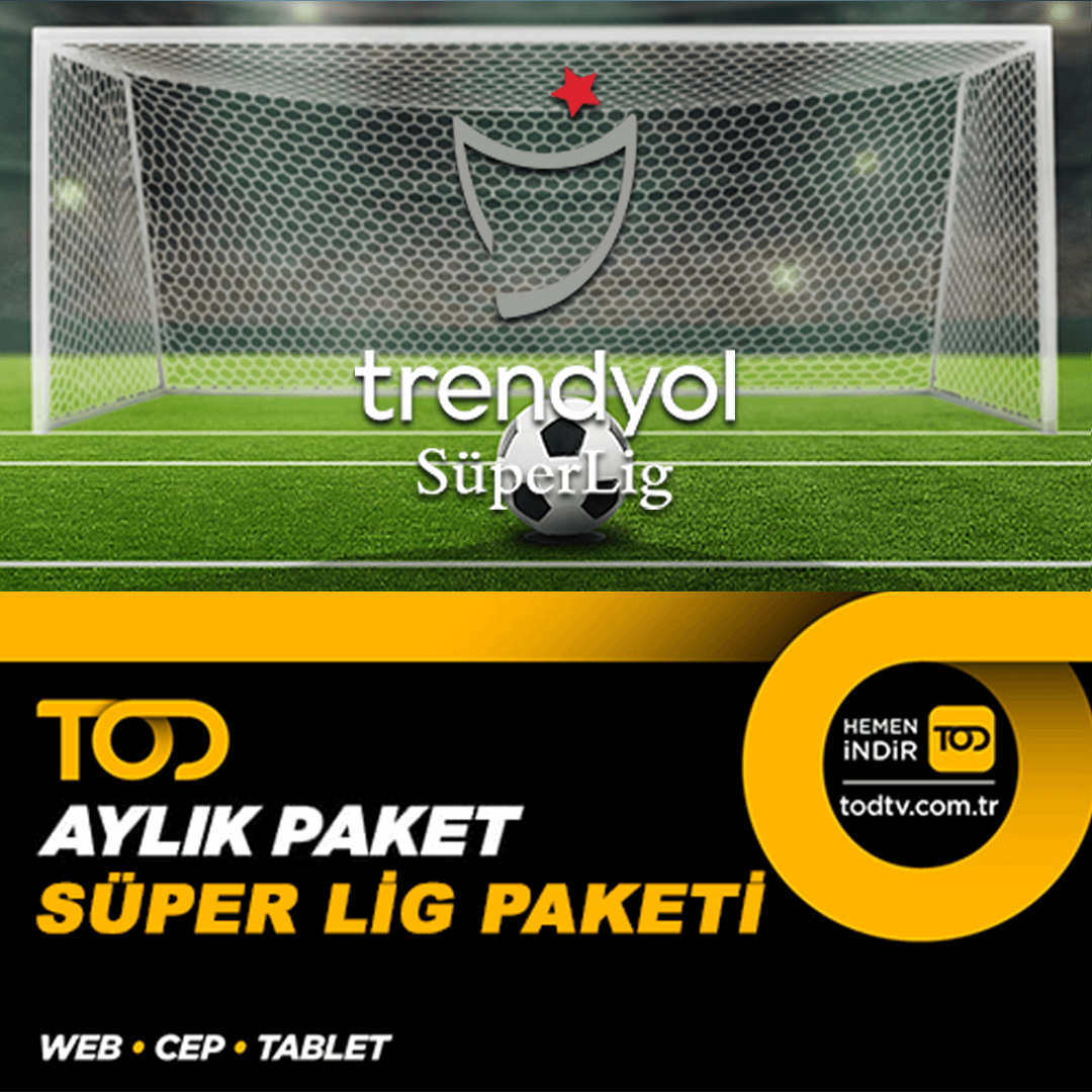 Tod 1 Aylık Süper Lig Paketi - (Web + Cep + Tablet)